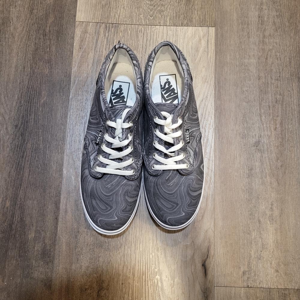 Vans Swirl Pattern Gray Sneakers